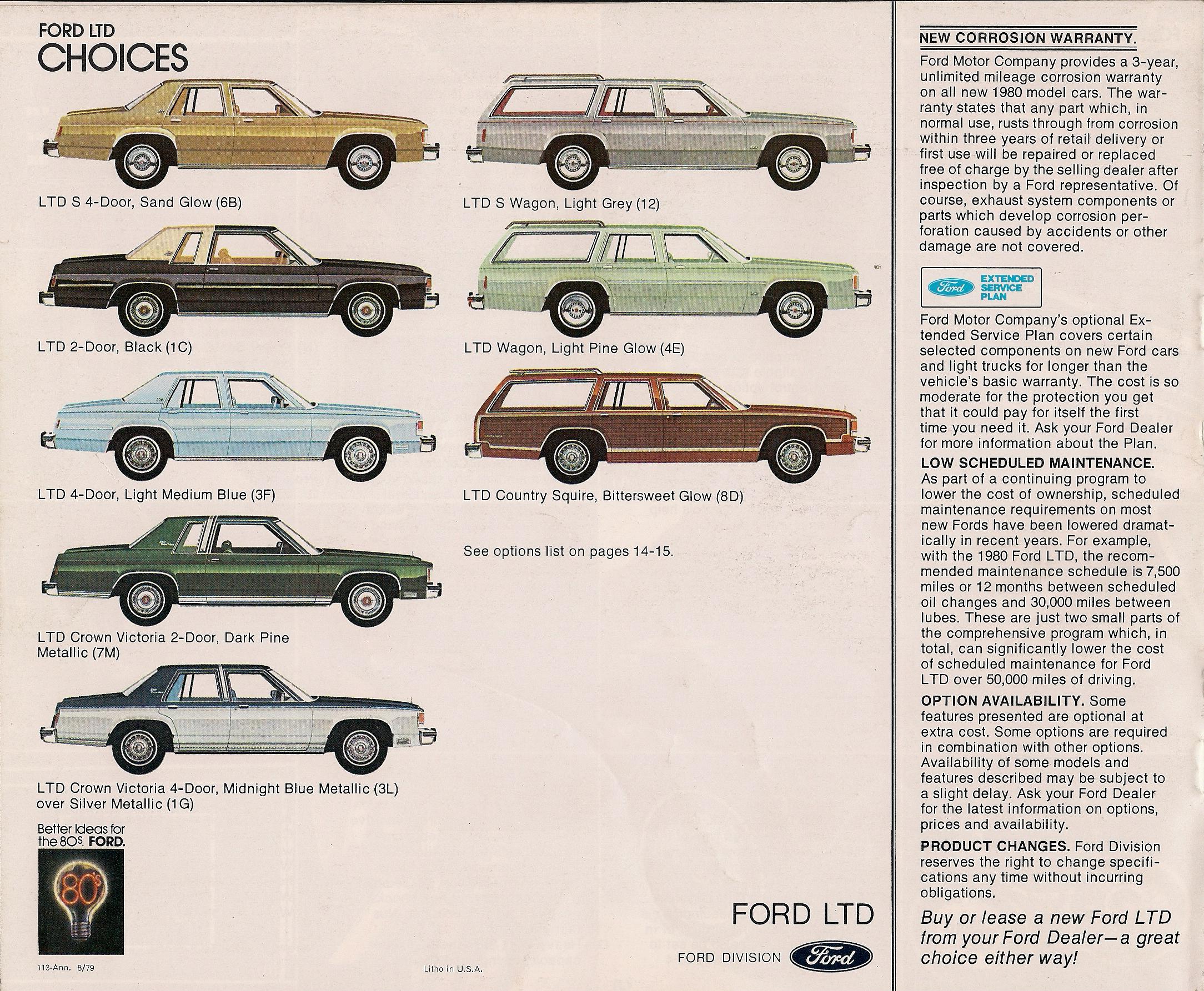 1980 Ford LTD Brochure Page 5
